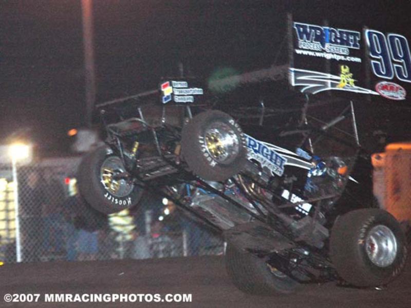 Shawn performing a wheelie at Chico